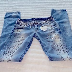 NWT,D&She Millano, luxury jeans size 36 European size.